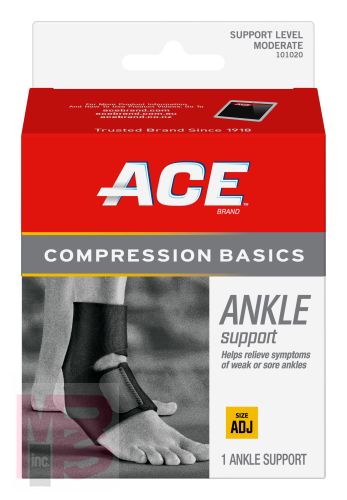 3M ACE Sport Basics Ankle Support 901020  Adjustable  12/case
