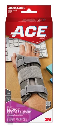 3M ACE Brand Deluxe Wrist Brace  RH 205278  One Size