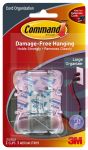 3M 17303CLR-ES Command Clear Large Cord Clips Clear Strips - Micro Parts &amp; Supplies, Inc.