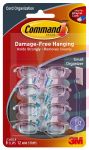3M 17302CLR Command Clear Small Cord Clips Clear Strips - Micro Parts &amp; Supplies, Inc.