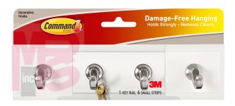 3M Command(TM) Quartz Key Rail HOM-18Q-ES, Small