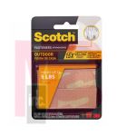 3M Scotch(TM) Outdoor Fasteners RF5730, 1 in x 3 in (25,4 mm x 76,2 mm), Sets of Strips, Clear