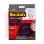 3M Scotch(TM) Extreme Fasteners RF6760, 1 in x 10 ft (25,4 mm x 3,04 m) Clear 1 Set of Strips