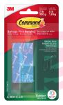 3M Command(TM) Outdoor Medium and Large Clear Strip Refills 17615CLRAW-ES