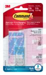 3M Command(TM) Water-Resistant Refill Strips-Assorted BATH22-ESBU, Medium and Large