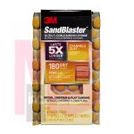 3M SandBlaster Ultra Flexible Sanding Sponge  20907-180-UFS 4.5 in x 2.5 in x 1 in 180 grit Fine 10/cs