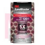 3M SandBlaster Ultra Flexible Sanding Sponge  20908-120-UFS 4.5 in x 2.5 in x 1 in 120 grit Medium 10/cs