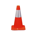 3M Reflective Traffic Safety Cone, 90128-R, 18 in,, Orange, 10/cs