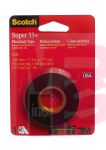 3M Scotch(R) Electrical Tape, 03426NA, 3/4 in x 12.5 yd, Black, 24/cs