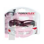 3M 92232-80025 Forceflex Flexible Safety Eyewear Black Half Frame/Clear Lens - Micro Parts &amp; Supplies, Inc.