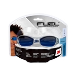 3M 90988-80025 Fuel Sport High Performance Safety Eyewear Silver Frame/Blue Mirror Lens - Micro Parts &amp; Supplies, Inc.