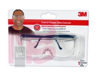 3M 90780-80025P General Purpose Safety Glasses Black Frame/Clear Lens - Micro Parts &amp; Supplies, Inc.