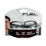 3M 90877-80025 Fuel X2 High Performance Safety Eyewear Gun Metal Gray Frame/Clear Lens - Micro Parts &amp; Supplies, Inc.