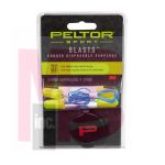 3M Peltor Sport Blasts Corded Disposable Earplugs 97081-10C  2 Pair Pack Neon Yellow