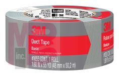 3M Basic Duct Tape 1055 1.88 in x 55 yd (47.7 mm x 50.2 m) 24 rolls/case