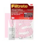 3M Filtrete Allergen Defense Filter AD01-2PK-6E-NA  MPR 1000 16 in x 25 in x 1 in (40.6 cm x 63.5 cm x 2.5 cm) 2/pk