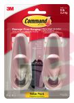 3M Command Large Forever Classic Brushed Nickel Metal Hook 2 pack FC13-BN-2ES