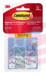 3M Command Clear Small Hooks  Value Pack 6 hooks 10 strips 17092CLR-6ES