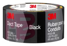 3M Duct Tape Black 3920-BK 1.88 in x 20 yd (48 mm x 182 m) 12 per case