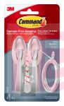 3M Command Cord Bundlers  17304-ES 2 bundlers 3 strips