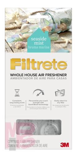 3M Filtrete Whole House Air Freshener- Seaside Mist  WHAF-1-SM