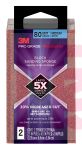 3M Pro Grade Precision Edge Detailing Dual Angle Sanding Sponge 120 grit  24301TRI-F-DA 2.875 in x 4.5 in x 1 in 12/case