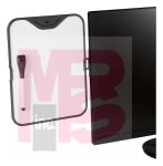 3M Monitor Whiteboard MWB100B  8.5 in x 11 in x .93 in (21 59 cm x 27 94 cm x 2 36 cm)  Black