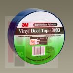 3M Vinyl Duct Tape 3903 Blue  2 in x 50 yd 24 rolls per case Conveniently Packaged