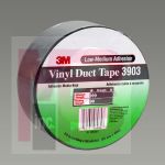 3M Vinyl Duct Tape 3903 Gray  3 in x 50 yd 6.5 mil 18 per case Conveniently Packaged