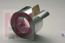 3M Venture Tape Aluminum Foil Tape 1521CW Natural Aluminum 72 mm x 50 m 1.4 mil 16 per case