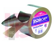 3M Venture Tape Aluminum Foil Tape 3520CW Natural Aluminum 3.25 in x 200 yd 2.0 mil 3 per case