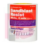 3M Vinyl Sandblast Resist Tape 480V White 6 in x 20 yd 8.0 mil 8 per case