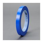 3M Vinyl Tape 471 Blue, 1/2 in x 36 yd, 12 per box 6 boxes per case Boxed