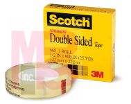 3M 665 Scotch Double Sided Tape 1/2 in x 1296 in Boxed - Micro Parts &amp; Supplies, Inc.
