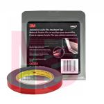 3M 6384 Automotive Acrylic Plus Attachment Tape Black 1/2 in x 5 yd 45 mil - Micro Parts &amp; Supplies, Inc.