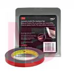 3M 6384 Automotive Acrylic Plus Attachment Tape Black 1/2 in x 5 yd 45 mil - Micro Parts &amp; Supplies, Inc.