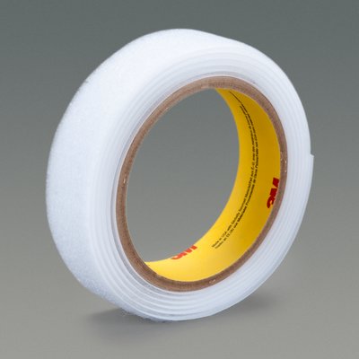 3M SJ3401 Fastener Loop White 5/8 in x 50 yd 0.15 in Engaged Thickness - Micro Parts &amp; Supplies, Inc.