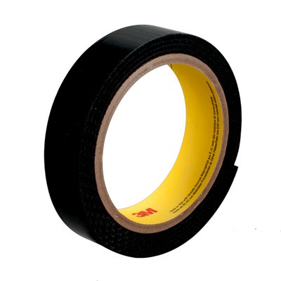 3M SJ3418FR Fastener Loop Flame Resistant Black 5/8 in x 50 yd 0.15 in engaged thickness - Micro Parts &amp; Supplies, Inc.