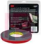 3M Automotive Acrylic Plus Attachment Tape 06397 Black 1/2 In X 10 Yds 60 mil 12 per case