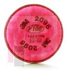 3M 2096 Particulate Filter P100 Respiratory Protection  with Nuisance Level Acid Gas Relief 100/cs - Micro Parts &amp; Supplies, Inc.