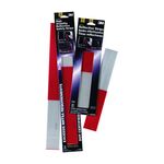 3M Scotchlite High Visibility Reflective Strips 03463NA, 2in x 12in, Alternating Red and White