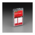 Scotch Permanent Address Labels 5465, 4.5 in x 5.5 in 25shts/pk, 2 labels/sht