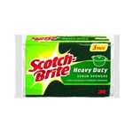 3M HD-3 Scotch-Brite Heavy Duty Scrub Sponge HD-3 4.5 in x 2.7 in x.6 in - Micro Parts &amp; Supplies, Inc.