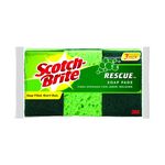 Scotch-Brite Rescue No Rust Soap Pad 300 3-Pack, 1 .8 in x 3 in x .3 in, 12/cs