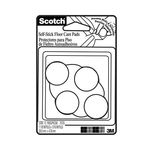 3M Self-Stick Felt Pads 757ES White, 1.125 in x .1875 in., 12 pads/pack