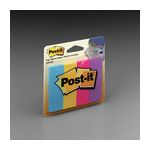 Post-it Page Markers 671-4AU 7/8 in x 2 7/8 in Asst Ultra: Turquoise/Yellow/Fuchsia/Grape 50sht/pd, 4pd/pk