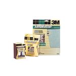 3M SandBlaster Bare Surfaces Sanding Sponges, 20908-80, Med 80, Sleeved, 2.5 in x 3.75 in x 1 in, 12/cs