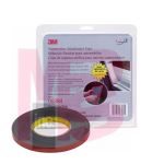 3M Automotive Attachment Tape 06394 Gray 1/2 in x 10 yd 90 mil 12 per case