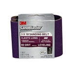 3M 9189 SandBlaster Sanding Belts 3 in x 18 in - Micro Parts &amp; Supplies, Inc.