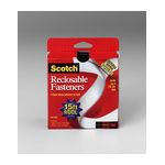 Scotch Reclosable Fasteners RF7261X, 3/4 in x 180 in Black Roll